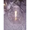 Lampki choinkowe kule led światłowód ciepłe + czapka