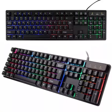 Klawiatura dla graczy gamingowa podświetlana led-5907451330166
