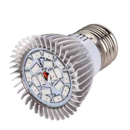 Żarówka full spectrum do uprawy roślin LED E27 GROW 18W-