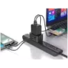 Adapter przejściówka wtyczka gniazdo uk usa eu aus uniwersalna 2x USB świat