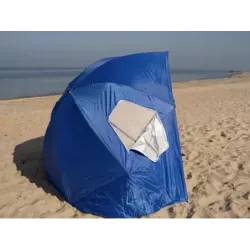 Duży parasol plażowy ogrodowy parawan składany 2w1