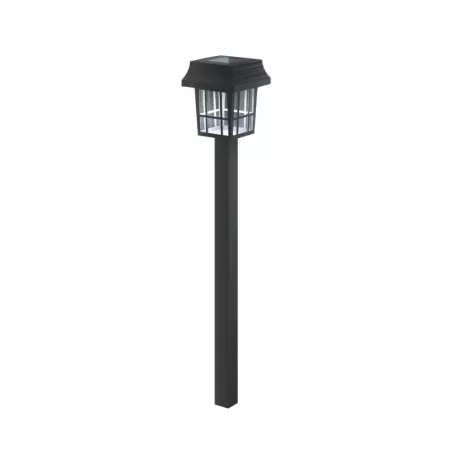 Lampa ogrodowa solarna wbijana latarenka LED kolumna biała zimna-8433325296285