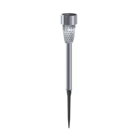 lampa ogrodowa solarna LED ze stali nierdzewnej ze wzorem fasoli 6500K-8433325296223