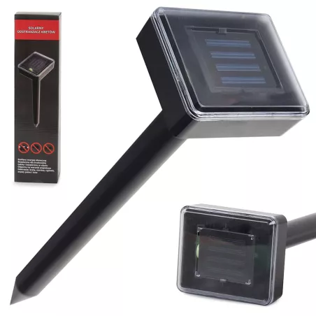 Solarny odstraszacz kretów myszy nornic i innych gryzoni duży 37 cm-5907451321423