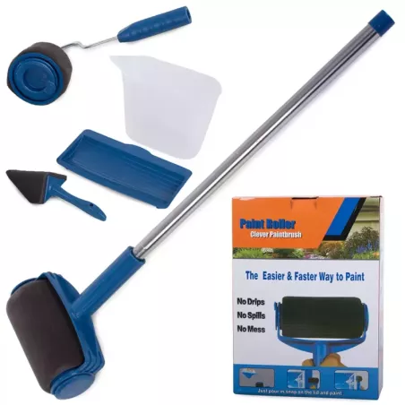 Wałek do malowania niekapiący paint roller zestaw malarski z rączką-5907451316412