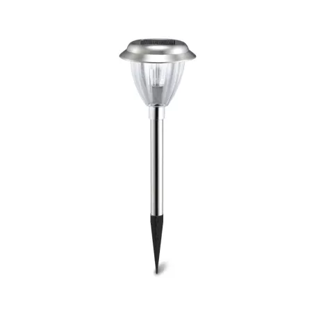 Lampa latarenka ogrodowa solarna LED ze stali nierdzewnej biała ciepła-8433325198893