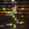 Kolibry solarne z rurowymi dzwonkami barwne lampki ogrodowe LED RGB