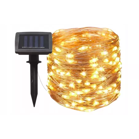 Girlanda solarna drucik linka 200 ciepła 20 m łezki do oplatania-5904703014270