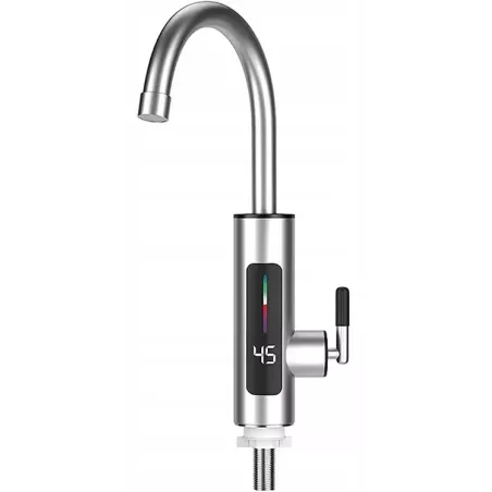 Przepływowy elektryczny podgrzewacz wody kran bateria kuchenna lcd 3kw-5907451349854