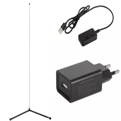 Lampa stojąca podłogowa narożnikowa rgb led nocna do sypialni aplikacja 1,5-5907451362228