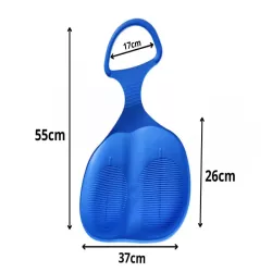 Sanki plastikowe jabłuszko ślizgacz do zjeżdżania ślizg na śnieg duże-5907451370018