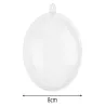 Kule bombki akrylowe przezroczyste bombka 8cm plastikowe nietłukące 12szt