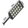 Lampa solarna uliczna led z pilotem mocna wodoodporna ip65 czujnik ruchu