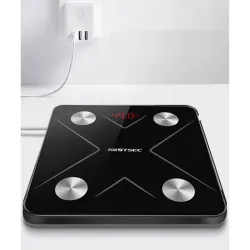 Analityczna waga łazienkowa bluetooth szklana lcd na baterie-5907451316542