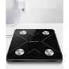 Analityczna waga łazienkowa bluetooth szklana lcd na baterie-5907451316542