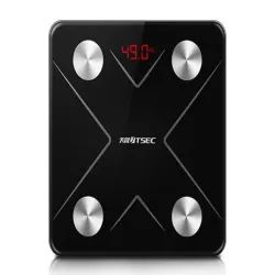 Analityczna waga łazienkowa bluetooth szklana lcd na baterie-5907451316542