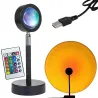 Projektor lampka zachód wschód imitacja słońca led rgb usb + pilot-5907451371077