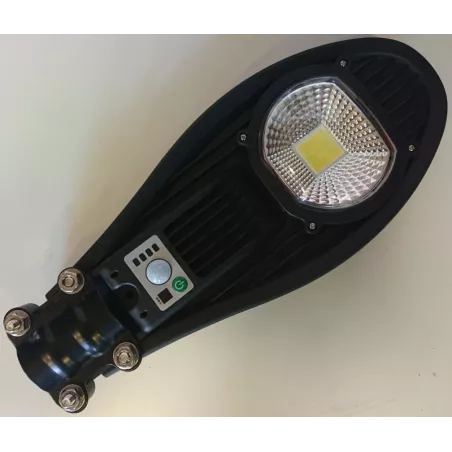 Latarnia uliczna solarna z modułem led cob 50W+pilot+czujnik ruchu.-