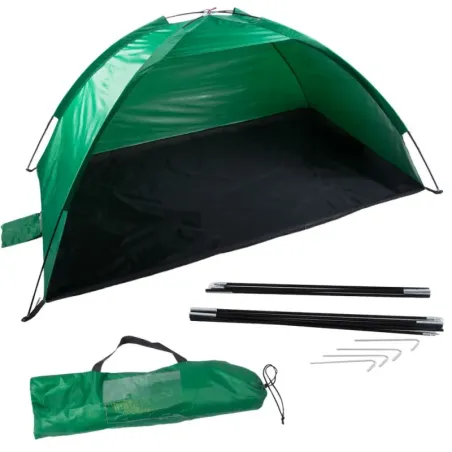 Namiot plażowy półotwarty parawan na plażę i do ogrodu ochrona uv-5907451358986