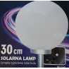 Lampa ogrodowa kula solarna 30 cm RGB PD32-30