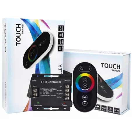 Sterownik kontroler do taśm LED RGB pilot 12V/3x6A-