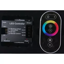 Sterownik kontroler do taśm LED RGB pilot 12V/3x6A