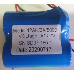 Bateria akumulatorów 2*32650 12Ah Li-Io 3,7V