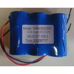 Bateria akumulatorów 3*32650 15Ah Li-Io 3,7V