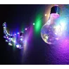 Girlanda lampek 10 żarówek z świecącym sznurem led multikolor  3,8m