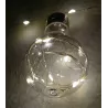 Girlanda lampek 10 żarówek z świecącym sznurem led białe-ciepłe 3,8m