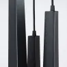 Lampa wisząca PRYSM 3P czarna
