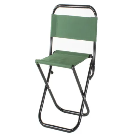 Krzesło wędkarskie turystyczne kempingowe składane z oparciem-5907451332016