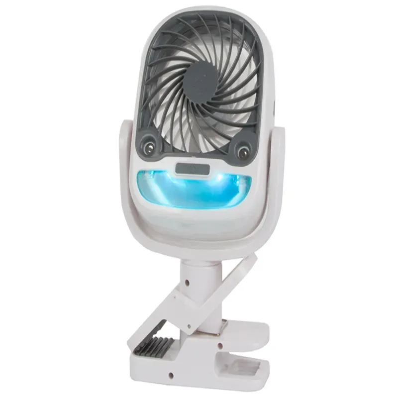 Wentylator bezprzewodowy biurkowy stojący klips nawilżacz usb rgb 2w1 Wentylator bezprzewodowy biurkowy stojący klips nawilżacz usb rgb 2w1