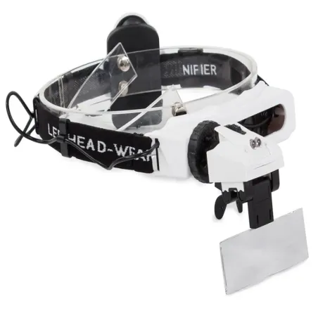 Lupa nagłowna 2 led na głowę czołowa okulary 28x-5907451320303