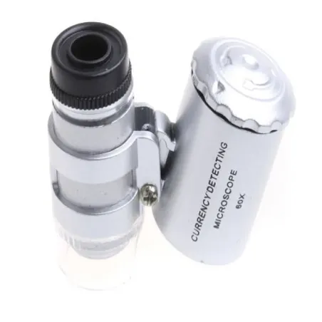 Lupa jubilerska mikroskop 60x led z podświetleniem uv profesjonalna-5907451303412