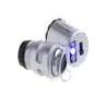 Lupa jubilerska mikroskop 60x led z podświetleniem uv profesjonalna