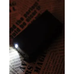 Lupa kieszonkowa jubilerska rozsuwana z podświetleniem led uv 45x