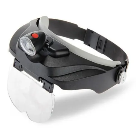 Lupa nagłowna okulary precyzyjne mocne z podświetleniem led 3,5x-5907451303306