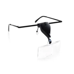 Lupa okulary zegarmistrzowska led 3,5x wymienne