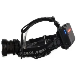 Latarka czołowa bailong led cree xhp70 powerbank ładowanie z USB