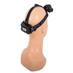 Latarka czołowa ZOOM led cree xm-l t6 2x xp-e z dwoma ładowarkami