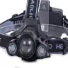 Latarka czołowa ZOOM led cree xm-l t6 2x xp-e z dwoma ładowarkami