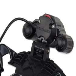 Latarka czołowa ZOOM led cree xm-l t6 2x xp-e z dwoma ładowarkami