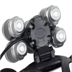 Latarka czołowa led cree xm-l t6 4x xpe w zestawie dwie ładowarki