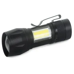 Latarka bailong klasyczna mini cree zoom xp-e światło boczne led cob