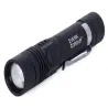 Mini latarka taktyczna bailong led cree zoom xm-l t6 ładowana z USB