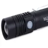 Mini latarka taktyczna bailong led cree zoom xm-l t6 ładowana z USB