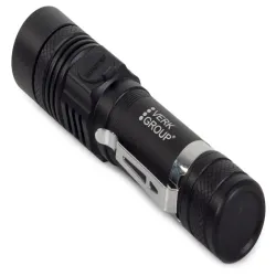 Mini latarka taktyczna bailong led cree zoom xm-l t6 ładowana z USB