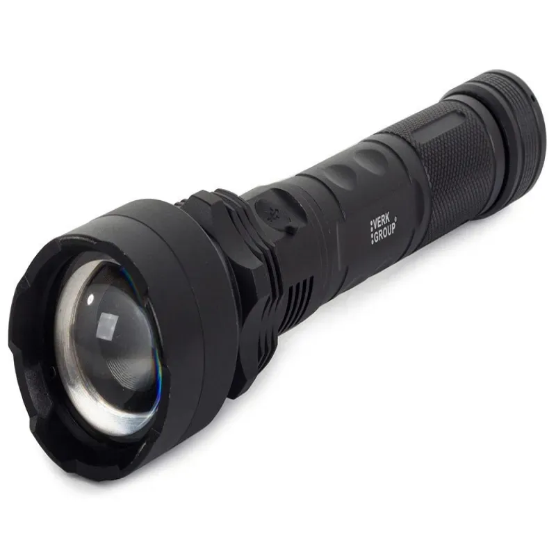 Latarka bailong taktyczna mocna led xhp50 funkcja zoom ładowana z USB Latarka bailong taktyczna mocna led xhp50 funkcja zoom ładowana z USB