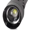 Latarka bailong taktyczna mocna led xhp50 funkcja zoom ładowana z USB